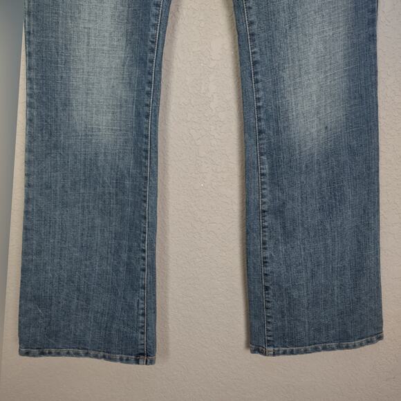 Hint Bootcut Midrise Y2K Jeans With Belt Vintage Stretch Denim Size 13 - Picture 12 of 16